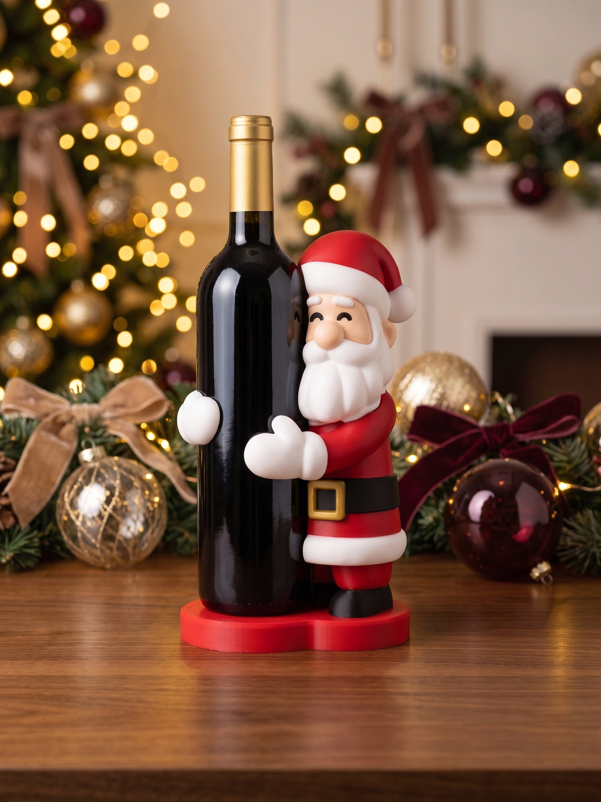 Santa WineHolder