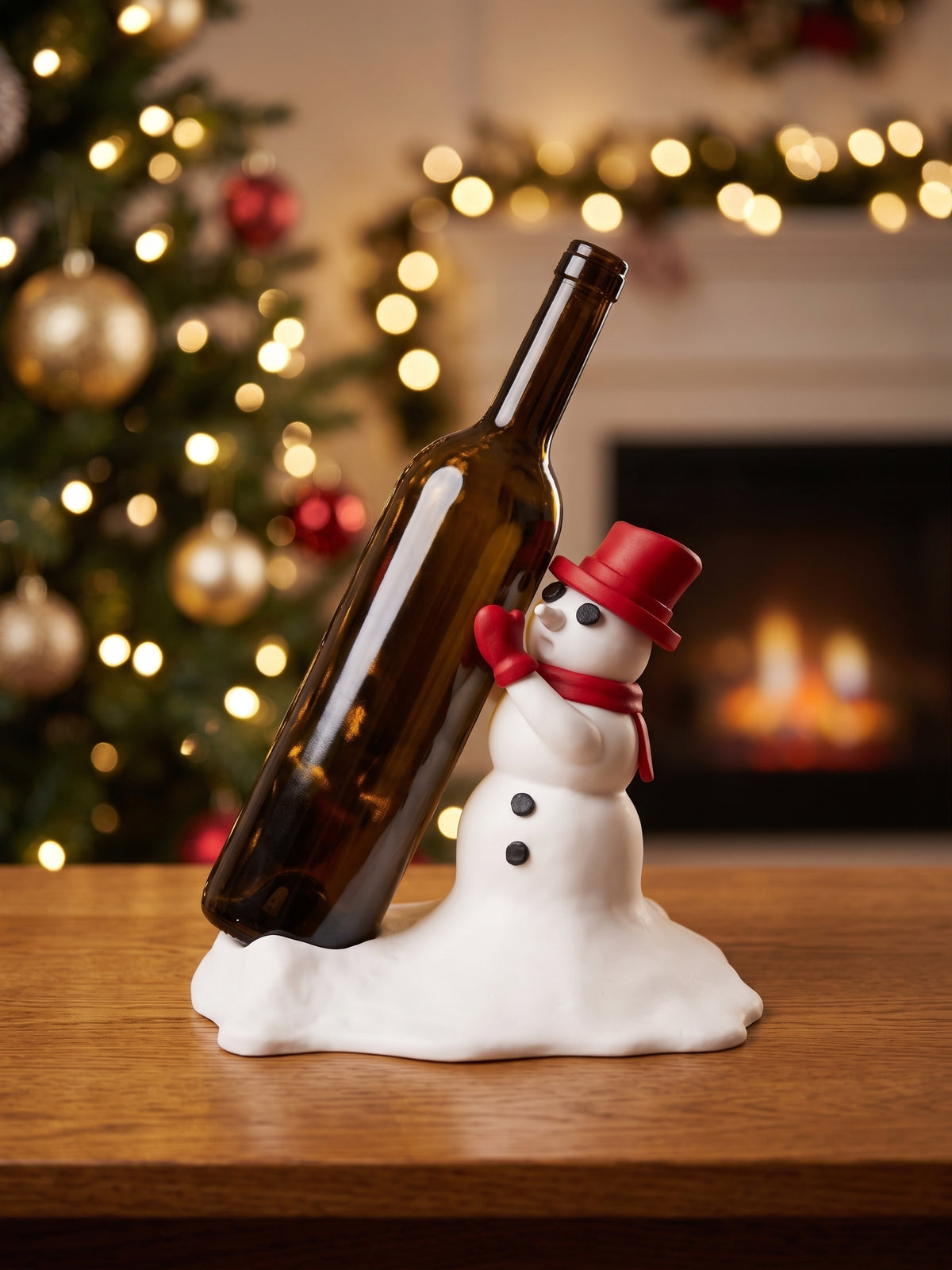 Snowman Wine Holder