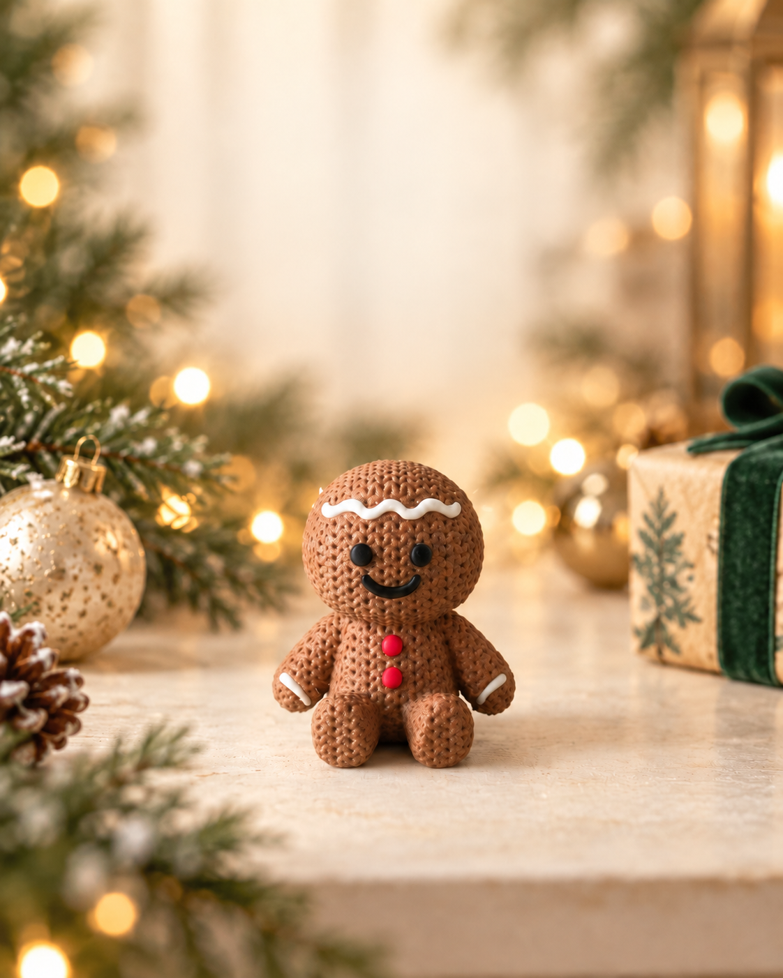 Sitting GingerBread Figure