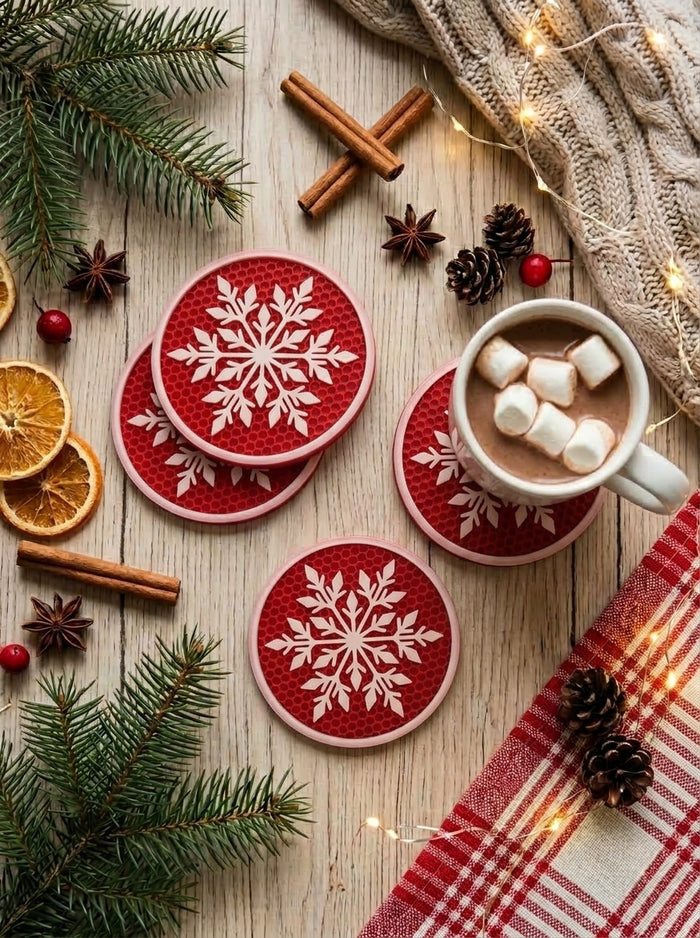 Snowflake Christmas Coaster