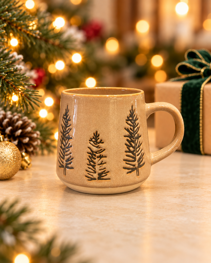 Woodland Christmas Trees Mug